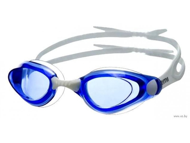 Очки для плавания (бел/син) Atemi, арт.B401