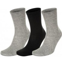 Носки для фитнеса (3 пары) Demix серый/черный арт.A18ADESOM03-AB