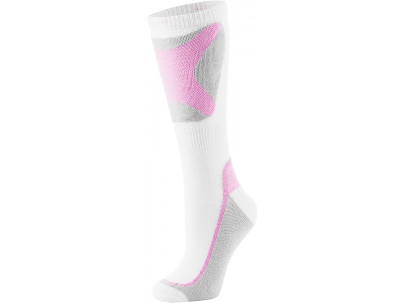 Носки для тренинга белый/розовый р.35-38 KUCZ01-WK