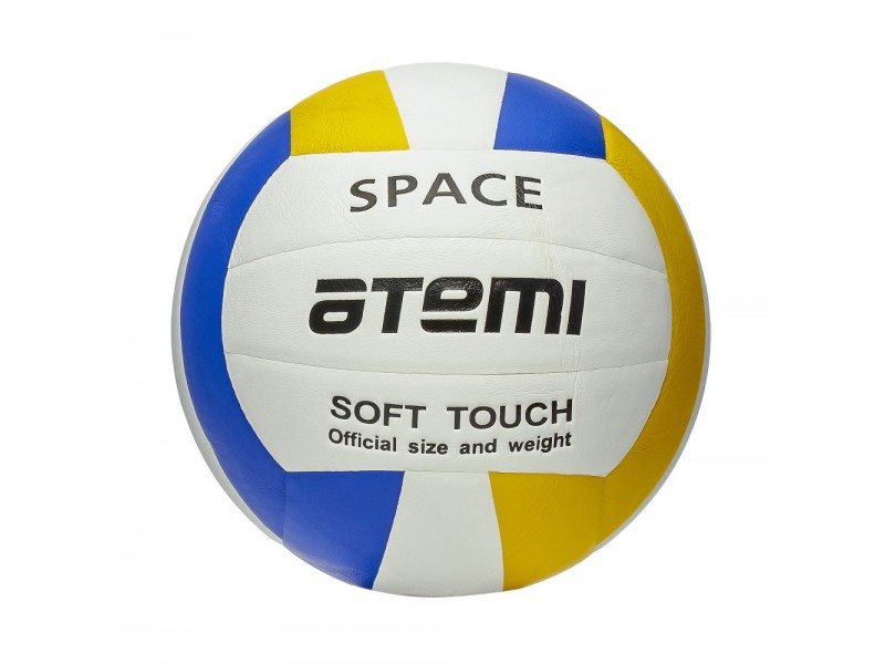 Мяч волейбольный ATEMI SPACE, синтетическая кожа PU Soft