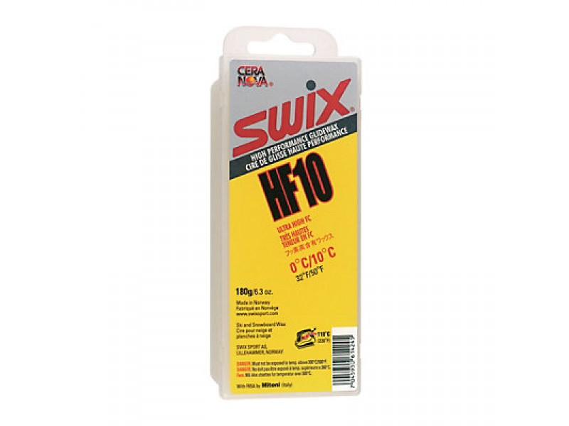 Парафин для лыж Swix HF010-18 с высоким содержанием фторуглерода (180гр.)