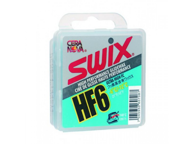 Парафин для лыж Swix HF06-18 с высоким содержанием фторуглерода (180гр.)