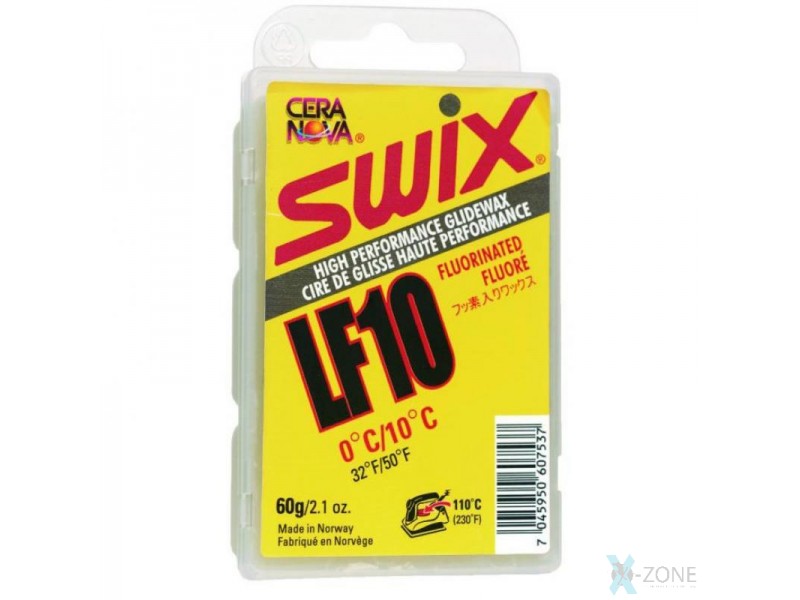 Парафин для лыж Swix LF10-60 с низким содержанием фторуглерода (60гр.)