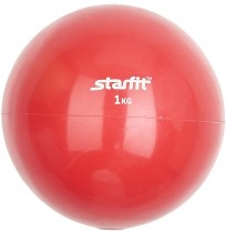 Медицинбол Starfit 1кг, красный, арт.GB-703-1