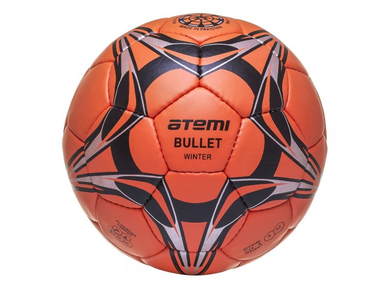 Мяч футбольный Atemi ATTACK-BULLET WINTER, оранжевый, р.5
